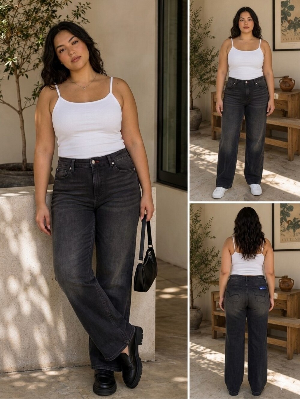 NWT Scotch & Soda High Five Jeans Women Size 14 Black Washed High Rise Slim